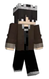 RealMineKat's Minecraft skin wearing the Twisted cape