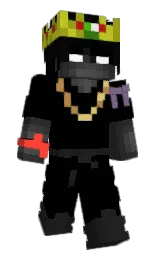 black and mine shaft Minecraft skin — Slim model