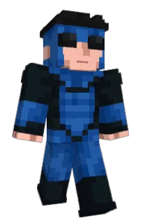 Front of HumanHog's skin