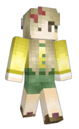 papaya whip and indian khaki Minecraft skin — Slim model