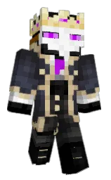 JetReaper2008's Minecraft skin wearing the Purple Heart cape