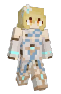 Front of Jazmaya's skin