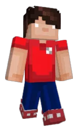 torch red and cashmere Minecraft skin — Classic model — first worn by LEO_PIG