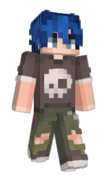 dorado and apricot peach Minecraft skin — Slim model