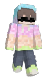 shuttle gray and pale sky Minecraft skin — Slim model — first worn by Frustiger