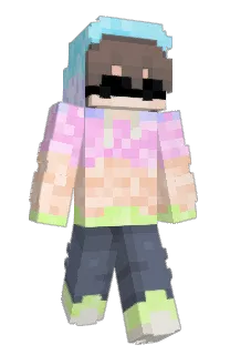 Front of Frustiger's skin