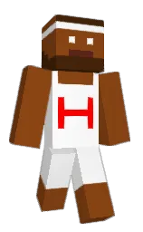 korma and black Minecraft skin — Classic model