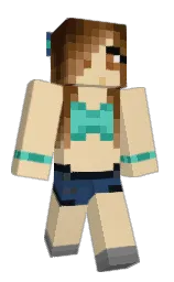 kenhatta's Minecraft skin wearing the Aurora cape