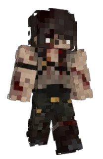 Front of BumbleBuhBee's skin