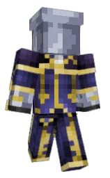 waterloo  and cadet blue Minecraft skin — Classic model — first worn by FloweryMender5