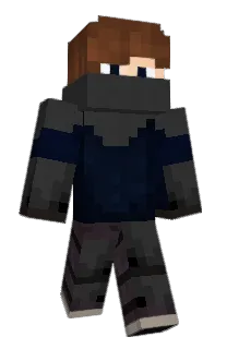 Front of nosahere's skin