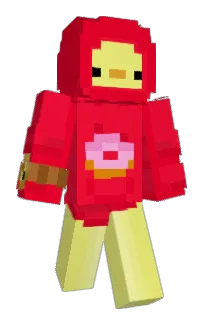 Front of Bramdonut's skin