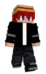black and tumbleweed Minecraft skin — Slim model — first worn by Buriberto