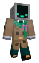 black and holly Minecraft skin — Slim model — first worn by AlmostRilley