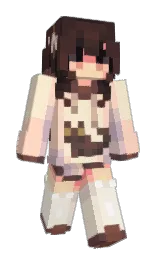 Vivionn's Minecraft skin wearing the Menace cape