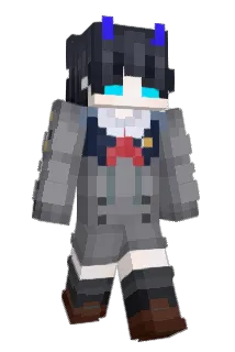 3x3Eyes Minecraft avatar full body