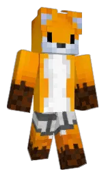 deep oak and orange peel Minecraft skin — Classic model — first worn by FlavimPNG