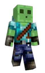 Blob's Minecraft skin wearing the Migrator cape