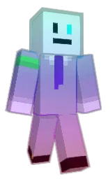 chatelle and white Minecraft skin — Slim model — first worn by Janew2137