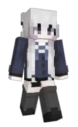 deemonreclaim's Minecraft skin wearing the Purple Heart cape