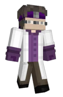 Front of fanbrusher's skin