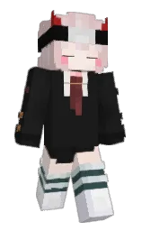 yeLLoee's Minecraft skin wearing the Pan cape