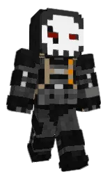 mine shaft and cod gray Minecraft skin — Classic model — first worn by yoda592