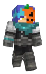 fuscous gray and baltic sea Minecraft skin — Classic model — first worn by civan1