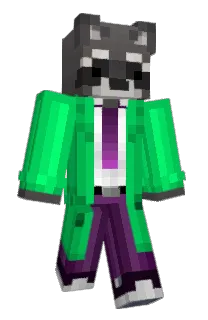 Front of dinofiesta's skin