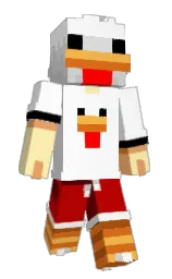 white and alto Minecraft skin — Slim model — first worn by Charbusta