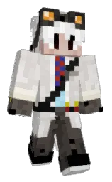 armadillo and blizzard blue Minecraft skin — Classic model
