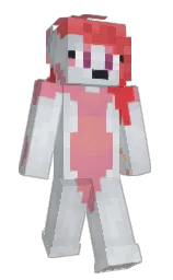 MagnettOlive's Minecraft skin wearing the Cherry Blossom cape