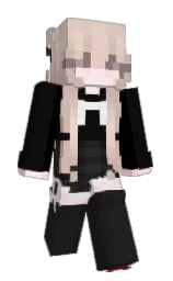 Daritkaa's Minecraft skin wearing the Pan cape