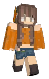 zest and flesh Minecraft skin — Slim model — first worn by ezzi1234