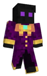 JinxLeVoid's Minecraft skin wearing the Menace cape