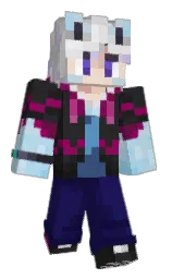 Kyunova's Minecraft skin wearing the Cherry Blossom cape