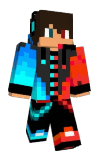 Front of CheetosKeczup's skin