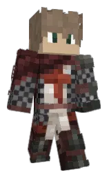 crater brown and buccaneer Minecraft skin — Classic model — first worn by PersonNamedZach
