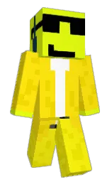 lemon and chartreuse yellow Minecraft skin — Classic model