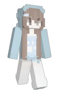 Front of bubely's skin