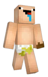 white and spring wood Minecraft skin — Classic model — first worn by ChigBungus6942