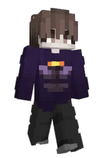 40km Minecraft avatar full body