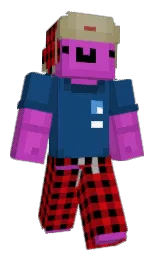 black and chathams blue Minecraft skin — Classic model — first worn by meme_coinsurer69