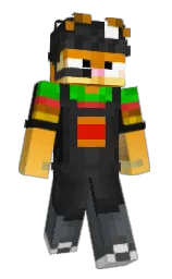 Dotty00's Minecraft skin wearing the 15th Anniversary cape
