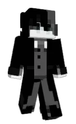black and emperor Minecraft skin — Slim model