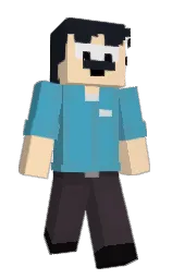 snatchclan's Minecraft skin wearing the Menace cape