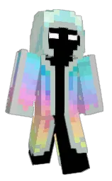 black and hint of green Minecraft skin — Classic model