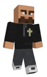 shark and antique brass Minecraft skin — Slim model — first worn by keebo93