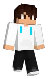 white and cod gray Minecraft skin — Classic model — first worn by _Lagacy
