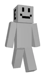 silver chalice and black Minecraft skin — Slim model — first worn by d6mballa